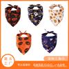 Nuevo 2024 mascota halloween toalla triangular transfronteriza perro gato calavera toalla de saliva fantasma calabaza bufanda decoraciones para perros