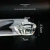 Estilo Europeu Estilo Simples Pequeno Castiçal de Vidro Jantar Romântico Pequeno Suporte de Vela Barra de Casamento Aniversário Decoração de Casa