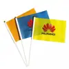Banderas de Poliéster Personalizadas para Agitar a Mano Transfronterizas, Banderas de Varios Países con Mástiles para Amazon, 14*21 cm No. 8 Banderas de Colores