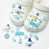 Buraco sapatos acessórios de alta qualidade ervilhas sapatos sapatos flor decorativo fivela diy acessórios jóias chinelos fivela removível sapato fivela
