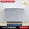 Gabinete de cocina de acero inoxidable 304 con estufa sencilla y almacenamiento integrado y gabinete para casas pequeñas