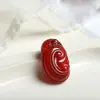 Colgante de Ágata Calcedonia, Oreja de Calcedonia, Colgante de Jade Ruyi, Adornos de Jade para Hombres y Mujeres, Artículos de Jade, Suministro para Transmisiones en Vivo de Taobao