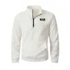 Popular Sudadera Suelta de Otoño e Invierno para Hombre de Amazon Talla Europea Manga Larga Cuello Alto Media Cremallera Ropa para Hombre