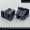 AC-09C preto padrão americano 2 furos tomada embutida 2 furos Padrão Americano Tomada 2 furos 2 pinos tomada industrial cobre UL