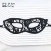 Máscara de Halloween Accesorios para Transmisión en Vivo Mascarada Gótica Cosplay Máscara de Encaje Negro Máscara para Ojos de Adulto