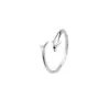 Anillo de Plata para Mujer Sentido del Diseño Nicho Simple ins Moderno 2022 Celebridad de Internet de Moda Personalizado Ajustable Anillo para Dedo Índice