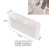 Escurridor de Cocina de Mesa para Hogar, Escurridor para Tazones y Platos, Escurridor para Tazones y Palillos, Escurridor Colgable, Estante de Almacenamiento Escurridor, Cesto para Palillos, Soporte para Cuchillos