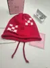 Gorro de lana para mujer, para otoño e invierno, apilado, para parejas, de punto, para primavera y otoño, con forma de luna y cabeza grande, cálido