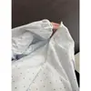 Pijama fofo e doce com gola de boneca de bolinhas para mulheres, novo estilo primavera e outono, conjunto folgado de manga comprida e calça longa para casa