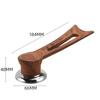 Mango de tapa con veta de madera puede ser vertical anti-quemaduras accesorios de mango para tapa de vidrio universal baquelita resistente a altas temperaturas mango para wok