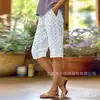 Pantalas Casuais de Rua da Moda Personalizadas com Impressão Digital 3D de Novo Estilo Europeu e Americano Transfronteiriço para Mulheres, Comprimento Médio, para Ir ao Trabalho, Verão