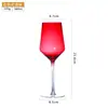 Copo de Vinho Tinto de Vidro Cristal Copo de Champanhe Copo de Vinho Vermelho para Presente Taça Multicor Copo de Vinho Tinto Fada