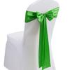 Cintas de satén, cintas de satén, cintas de seda, flores para el respaldo de las sillas de boda, fundas para sillas, lazos, cintas para sillas, decoración de sillas de comedor, boda