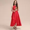 Vestido Infantil de Amazon Transfronterizo, Vestido de Princesa de Alta Gama, para Niña, Pasarela, Presentadora, Recitación de Poesía, Piano, Boda