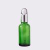 Frasco de óleo verde de vidro de 20 ml com conta-gotas Frasco de esfera de rolo de 30 ml Tampa de cabeça de 5 ml Sub-frasco de vidro para remédios de 10 ml