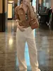 Camisa Sencilla de Manga Larga con Hombrera Estilo Old Money para Mujer Primavera y Otoño Diseño de Alta Gama Sentido Retro Temperamento Delgado Top Versátil