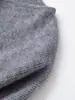 Cardigan de Tricô Versátil de Cor Sólida com Gola Redonda e Manga Longa, Corte Solto, Novo Estilo Outono/Inverno 2025, Comércio Exterior Europeu e Americano Transfronteiriço para Mulheres