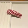 Grampo BB com Franja Vinho para Mulheres, Presilha Lateral para Cabelo Fino da Testa, Toque de Luxo, Grampo para Cabelo Fino da Nuca, Acessório de Cabelo Elegante