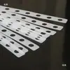 Cabides de loja de roupas tira de conector de plástico conjunto de tira de couro com cabides tira de conector de roupas transparente clipe de calça tira para pendurar roupas