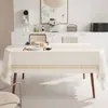 Toalha de Mesa Estilo Luxo Leve, Lavável, Impermeável, à Prova de Óleo, Novo Modelo 2025, Sensação de Alto Padrão, Uso Doméstico, Pano para Mesa de Centro de Sala de Estar