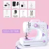 Máquina de Coser Fanghua 50 con Overlock, Máquina de Coser Multifuncional Gruesa, Máquina de Coser Eléctrica de Escritorio para el Hogar, Maitaibao