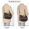 Adecuado para Bolsos Lv, Bolso Cubo Noe para Presbicia, Bolso de Axila, Correa de Hombro Extendida, Correa de Extensión Modificada, Cuero Blanco Curtido Vegetal