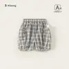 Envío Gratis Ropa Infantil Pantalones Cortos de Verano Pantalones de Casa para Niños Pantalones Sencillos de Cuadros Pantalones Casuales para Niños Pantalones Cortos Infantiles