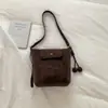 Bolso de Calabaza de Nicho de Gama Alta para Mujer 2026 Nuevo Invierno Retro Mate Bolso Cruzado de Moda Versátil Bolso de Hombro