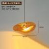 Luminária Pendente Tecida em Bambu Estilo Japonês Criativo em Forma de Chapéu de Palha Casa de Chá Interna Hotel Restaurante Local de Entretenimento Iluminação Estilo Retrô