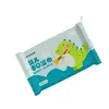 Toallitas húmedas para manos y boca, toallitas húmedas para bebé 10 piezas, empaque individual pequeño portátil, toallitas húmedas para niños estudiantes, guardería