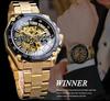 T-WINNER ganador 427 nuevo moda europea y americana para hombre ocio hueco movimiento mecánico automático reloj mecánico
