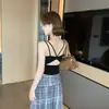 Diseño de Moño Hueco con una Hermosa Espalda, Soporte Lateral Integrado para el Pecho, Copas Extraíbles, Versátil, Corte Ajustado, Camisola Favorecedora para Mujer