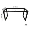 Suporte de Pé para Mesa de Ferro Forjado Banquinho de Pé Barra de Metal Coluna de Suporte para Balcão Pé de Mesa Pé de Mesa de Jantar Pé de Mesa de Escritório