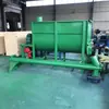 Mezcladora de Alimentos Trituradora de Tallos de Cacahuete, Mezcladora de Alimentos Elevadora, Mezcladora Horizontal de Doble Eje de Guangdong