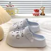 Zuecos Cómodos de Punta Cerrada EVA Casuales para Mujer, Estilo Birkenstock, Versátiles, Elevados, para Verano, Exteriores, Viajes Sencillos