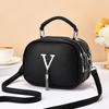 Bolso de Mano para Mujer de Mediana Edad a la Moda Bolso de Hombro Simple Casual Combinable Almacenamiento Multicapa Nicho Bolso Bandolera