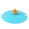 Tapa de Silicona a Prueba de Polvo de Grado Alimenticio con Dibujos Animados y Ranura para Taza de Té, Ecológica, Puede Sostener una Cuchara, Tamaño Grande, Taza de Desayuno, Amazon