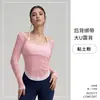 Nova Camiseta de Yoga de Secagem Rápida Outono 2026 para Mulheres, Manga Longa, Leve, Respirável, Slim Fit e que Valoriza a Silhueta, Top Fitness, Cobertura Esportiva