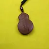 Colgante de Madera de Azufaifo Rayo, Colgante de Calabaza de Fortuna y Prosperidad, Amuleto Portátil, Accesorio para Llavero, Token de Doble Cara Finamente Tallado