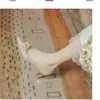 YA-A180 Nuevos Exquisitos Zapatos de Boda con Tacón Grueso Zapatos de Novia Vestido de Novia Principal Zapatos de Vestir de Tacón Alto Talla Grande para Pies Anchos