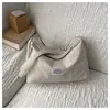 Bolso Grande Casual de Comercio Exterior Transfronterizo para Mujer, Estilo Nuevo, Bolso Tote Simple y Ligero, Bolso de Lona, Bolso de Hombro Cruzado de Gran Capacidad