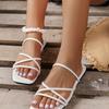 Chinelos Birkenstock Retrô para Mulheres para Uso no Verão 2026 Novos Chinelos de Verão Transfronteiriços Sandálias Brancas Sapatilhas