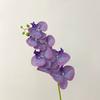 Pequena impressão 3D fresca 7 cabeças simulação avançada filme phalaenopsis luz decoração de sala de estar de luxo móveis para casa flores falsas