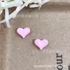 Cuentas brillantes con forma de corazón para manualidades, con agujeros verticales, cuentas de corazón coloridas, cadenas para teléfono móvil, llaveros, materiales para cortinas de cuentas