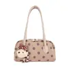 Bolso de bolos de lunares de moda para mujer, bolso de nicho, bolso casual de axila, bolso de hombro versátil de gran capacidad para el día a día