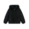 Roupas Masculinas North Boundary 2025 Inverno Novo Estilo Jaqueta de Algodão com Capuz e Gola de Pelo Removível Jaqueta de Algodão Reversível Masculina Jaqueta de Algodão Quente