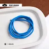 Cuerda de Cuero de Colores Accesorios de Cuerda Trenzada con Lazo Accesorios para Joyería Hecha a Mano DIY Material para Pulsera Collar Accesorios de Colgante