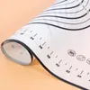Tapete de Silicona Platino para Amasar, Tapete Antideslizante para Estirar y Tapete Antiadherente para Masa, Tapete de Silicona con Escala para Uso en Cocina Doméstica