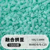 Pacote de Recarga de Miçangas Fuse 2,6mm 265 Série Todas as Cores Miçangas Misturadas 10g Saco Individual Miçanga Fuse Brinquedo DIY Material para Quebra-Cabeça