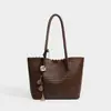 Bolsa de Grande Capacidade 2026 Nova Bolsa de Ombro Tecida Sintética Estilo Coreano Simples Estilo Popular Bolsa Tote para o Dia a Dia